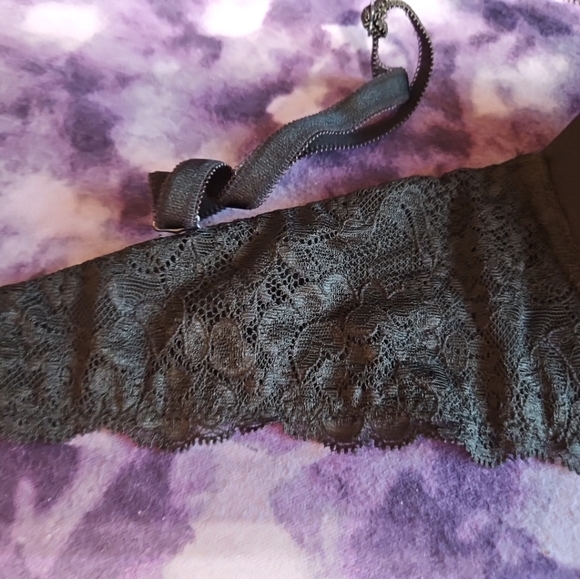 Victoria's Secret Woman Bra 34C Black Padded Lace Dream Angels MULTI-WAY - Picture 5 of 5